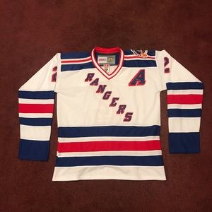 Brian Leetch NY Rangers (Home) Jersey (2) w/A
